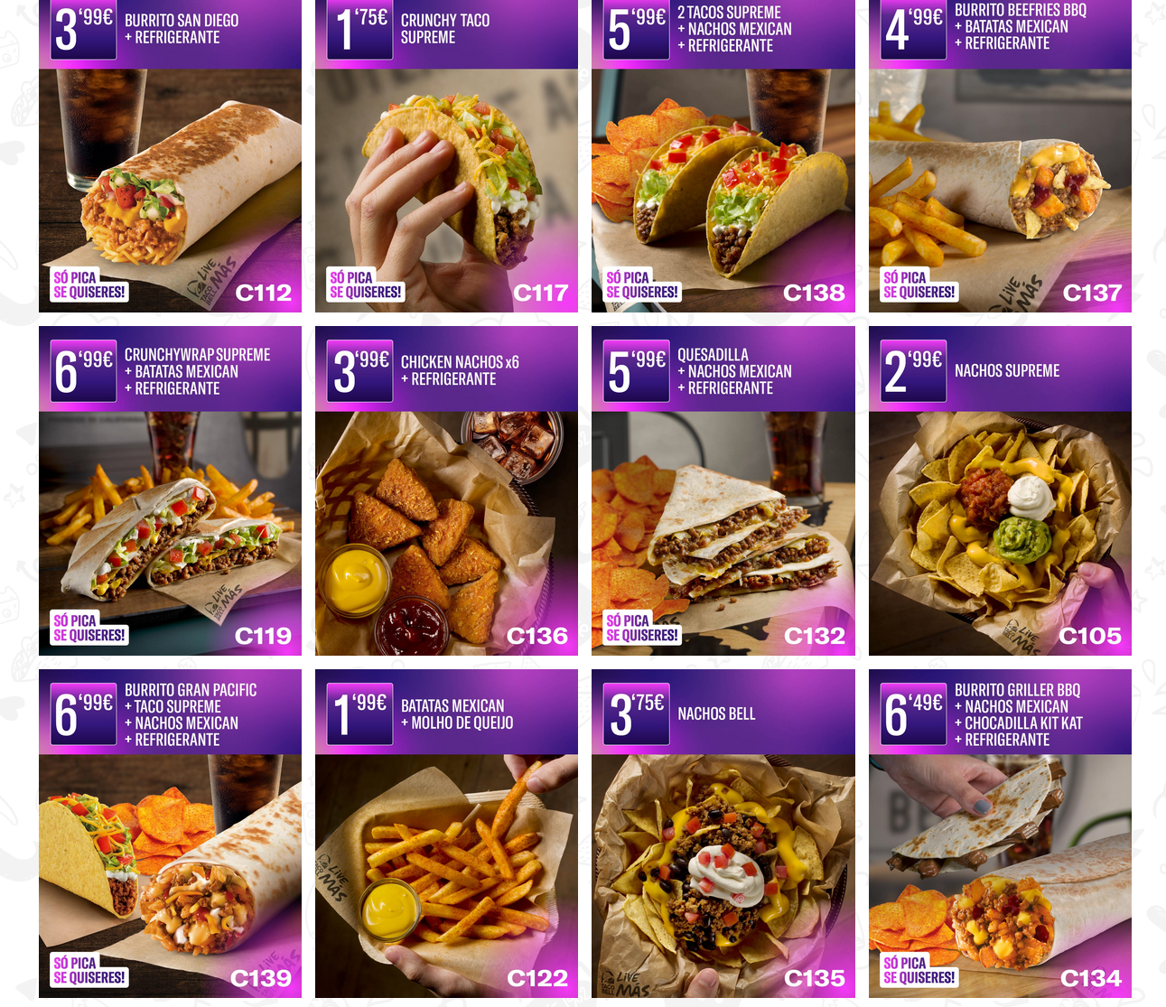 Taco Bell – Cupões
