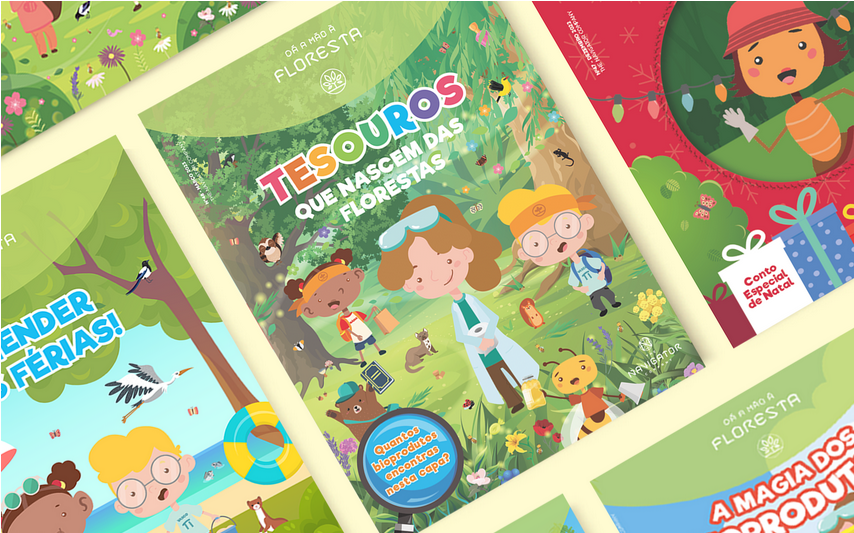 Dá a Mão à Floresta – revista gratis para os mais novos