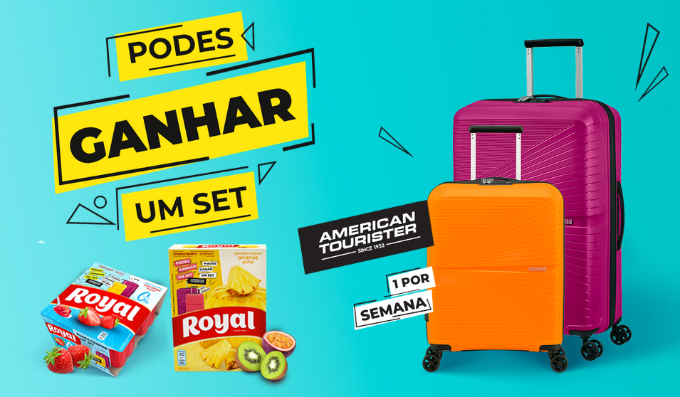 Ganha um trolley da marca American Tourister